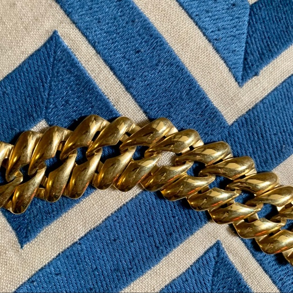 FINAL REDUCTION ✔️ Stunning 🔗 Chunky Chain Link Monet Necklace - Picture 2 of 3